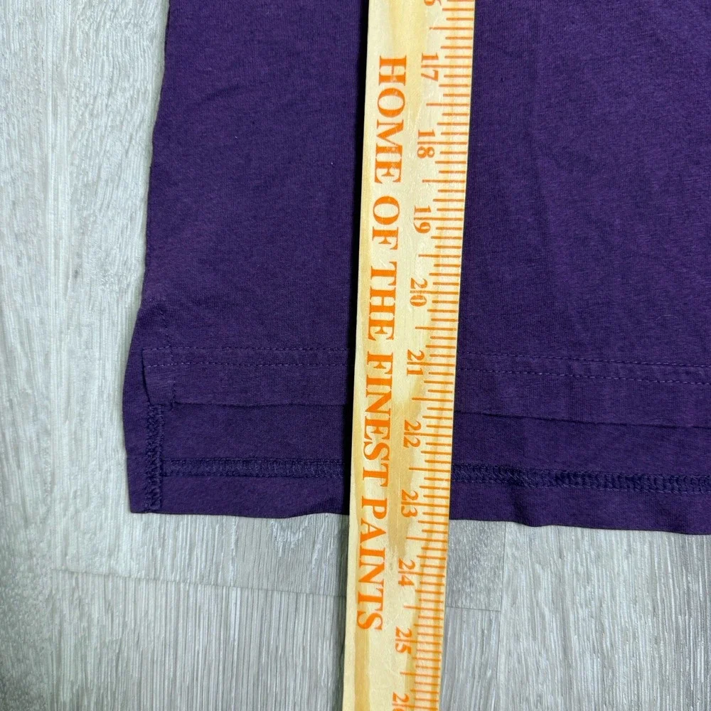 THE NIKE TEE Just Do It Purple Youth Large‎ Crew Short Sleeve T-Shirt Retro Look